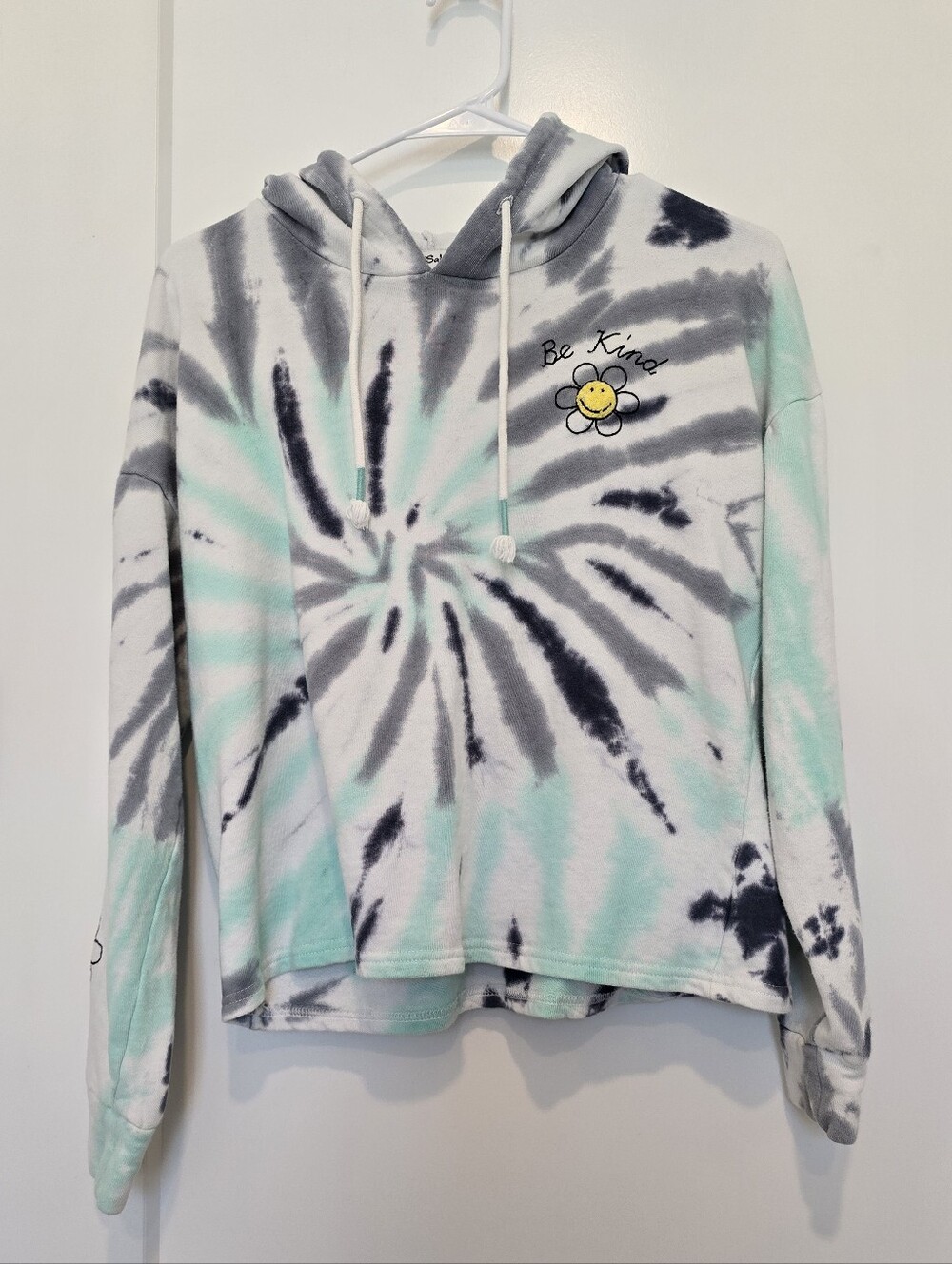 Smiley X PJ Salvage Be Kind Tie-Dye Daydream Doodles Hoodie Sweatshirt